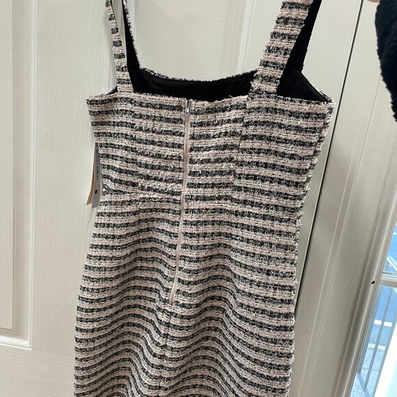 AQUA Tweed Bustier Dress - 100% Exclusive - Picture 3 of 4